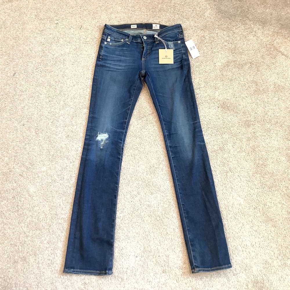 NEW AG Adriano Goldschmied Ballad Slim Boot Cut Jeans Made in USA size 25